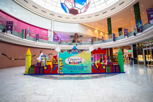 Creativity and Construction: Crayons and Bricks Activation at the Mall of Qatar